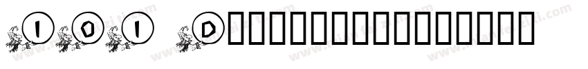 101 Dalmatians字体转换